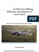 Consumer Decision-Making Diffusion and Adoption of Innovations