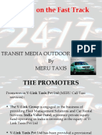 Advertising Through Meru Cabs