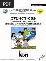 Tvl-Ict-Css: Quarter 2 - Module 5-8: Setting Up Computer Servers