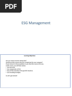 ESG Management