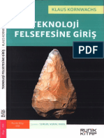 9) Klaus Kornwachs - Teknoloji Felsefesine Giriş