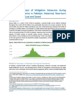 Impact of Mitigation Measures During COVID19 and Risk Benefit Analysis Pakistan 2021