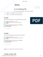 Python File Write