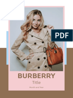 Burberry RFP Template