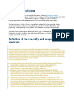 Nuclear Medicine: Definition of The Specialty and Scope of Nuclear Medicine