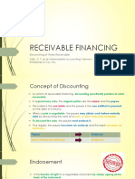 C9 Receivable Financing Discounting of Notes Receivable
