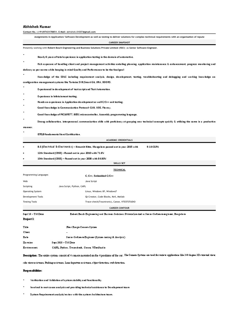 Abhishek Kumar | PDF | Computing | Information Technology Management