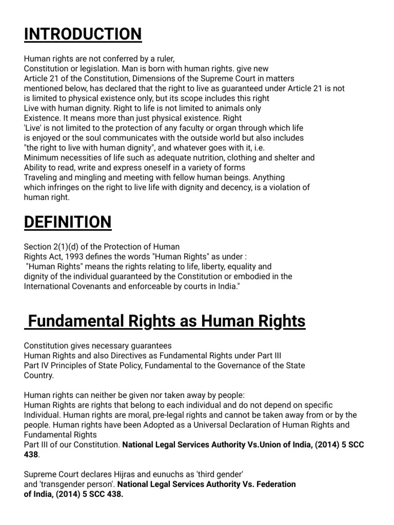 Judiciary's Role in Human Rights Protection | PDF | Supreme Court Of ...