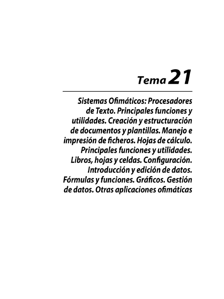 Otro Tema 21 Más Corto | PDF