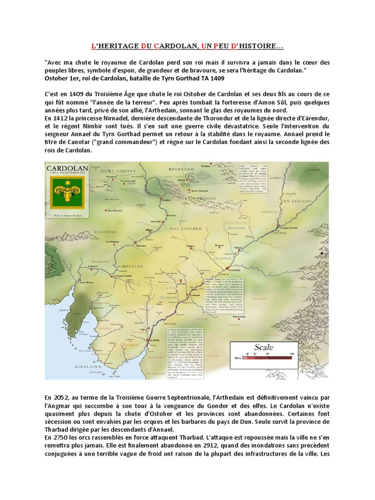 Héritiers du Cardolan : Épopée et Destinées | PDF | Mondes imaginaires ...
