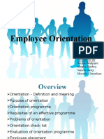 Employee Orientation: Presented by