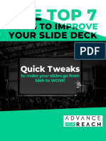 Top 7 Ways To Improve Your Slide Deck