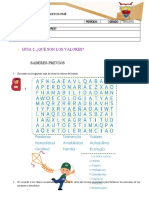 Etica y Valores 3°