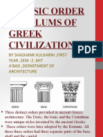 Classic Order in Colums of Greek Civilization - by Shashank Kulkarni