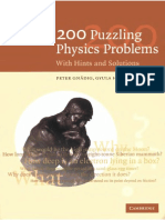 Peter Gnadig, G. Honyek, K. F. Riley - 200 Puzzling Physics Problems - With Hints and Solutions-Cambridge University Press (2001)