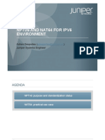 Nptv6 and Nat64 For Ipv6 Environment: Adrien Desportes Juniper Systems Engineer