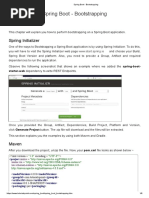 Spring Boot - Bootstrapping