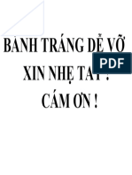 Bánh Tráng Dễ Vỡ