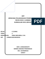 RPP Kelas 5 Tema 1