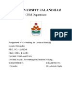 Dav University Jalandhar: CBM Department