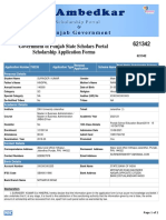 Government of Punjab State Scholars Portal Scholarship Application Forms