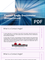 Estimation of Contact Angle