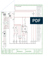 Diagrama de potência e comando de quadro elétrico industrial