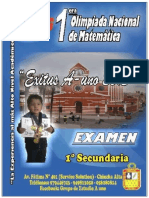 1 Secundaria - Examen