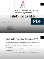 Títulos de Crédito