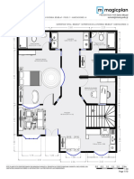 Planos casa 85m2 4 habitaciones