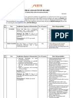 Kerala Road Fund Board: (A Statutory Body of The Government of Kerala)