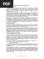 Educación y Modos de Producción 2021