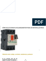 calculo de protecciones y cable de motor