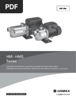 HM - Hms Series: 60 HZ 60 HZ 60 HZ 60 HZ 60 HZ