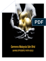 Genneva Malaysia SDN BHD: $ $aving Efficiently With Gold