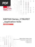 SIM7020 Series - CTBURST - Application Note - V1.02