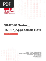 SIM7020 Series - TCPIP - Application Note - V1.04