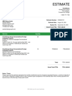 ConeXiones Class Estimate