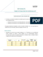 Ctividad Jercicios Sobre Estimación Por Intervalos