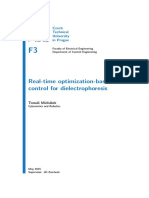 Real-Time Optimization-Based Control For Dielectrophoresis