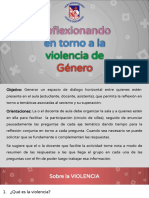 Actividad en aula sobre jornada de violencia de género