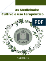 Plantas Medicinais Cultivo e Uso Terapêutico Cartilha PLAME @Sa