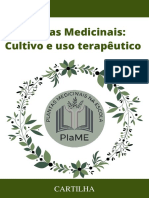 Plantas Medicinais Cultivo e Uso Terapêutico Cartilha PLAME @sa