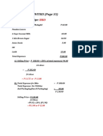 Practical Activities (Page 33) : 1. Prepared Recipe