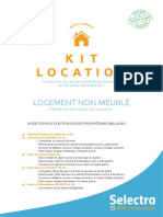 Kit de Location Logement Non Meuble