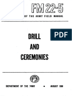 Drill AND Ceremonies: Department of The Army Field Manual