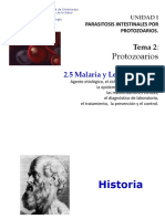 Tema 2 Protozoarios Subtema 2.5 Malaria y Leishmaniasis