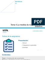 Tema 4 - Didáctica de Las Matemáticas