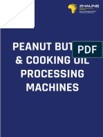 Peanut Butter & Cooking Oil Processing Machines