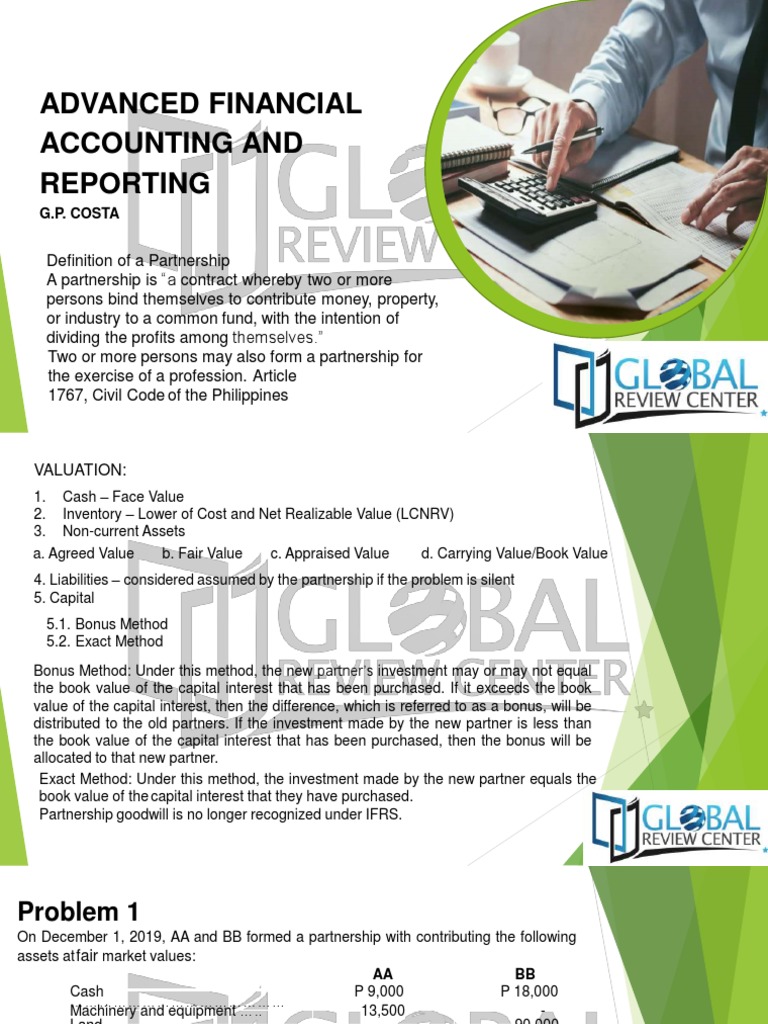 Advanced Financial Accounting Insights | PDF | Book Value | Debits And ...